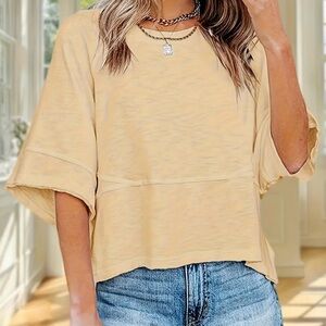 Women's Beige Top